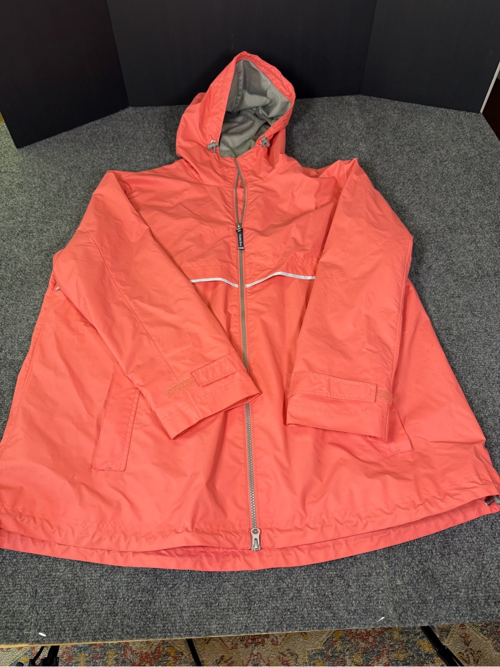 Charles River Coral New Englander Rain Jacket 3XL